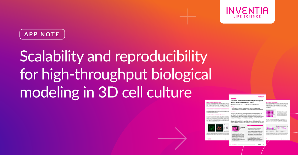 Scalability and reproducibility for high-throughput biological modeling in 3D cell culture