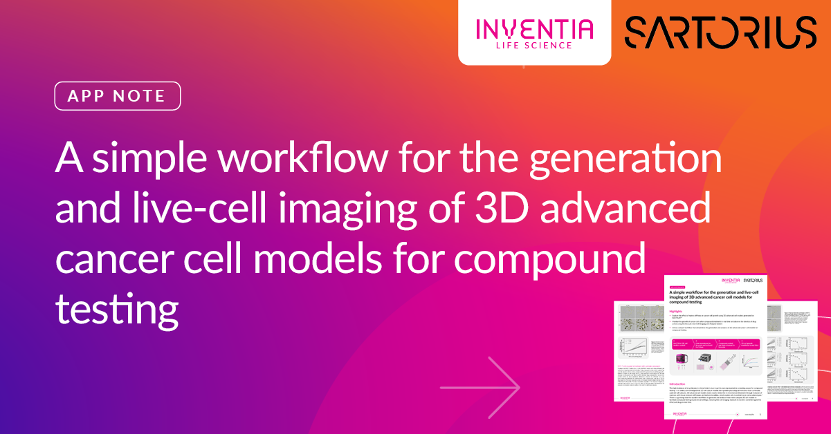 A simple workflow for the generation and live-cell imaging of 3D advanced cancer cell models for compound testing