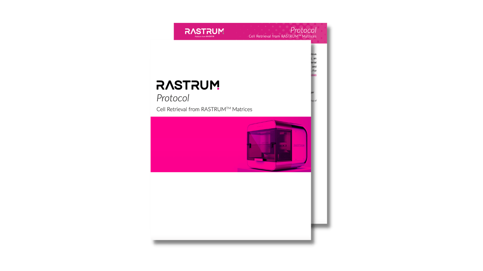 Cell retrieval from RASTRUM™ Matrices