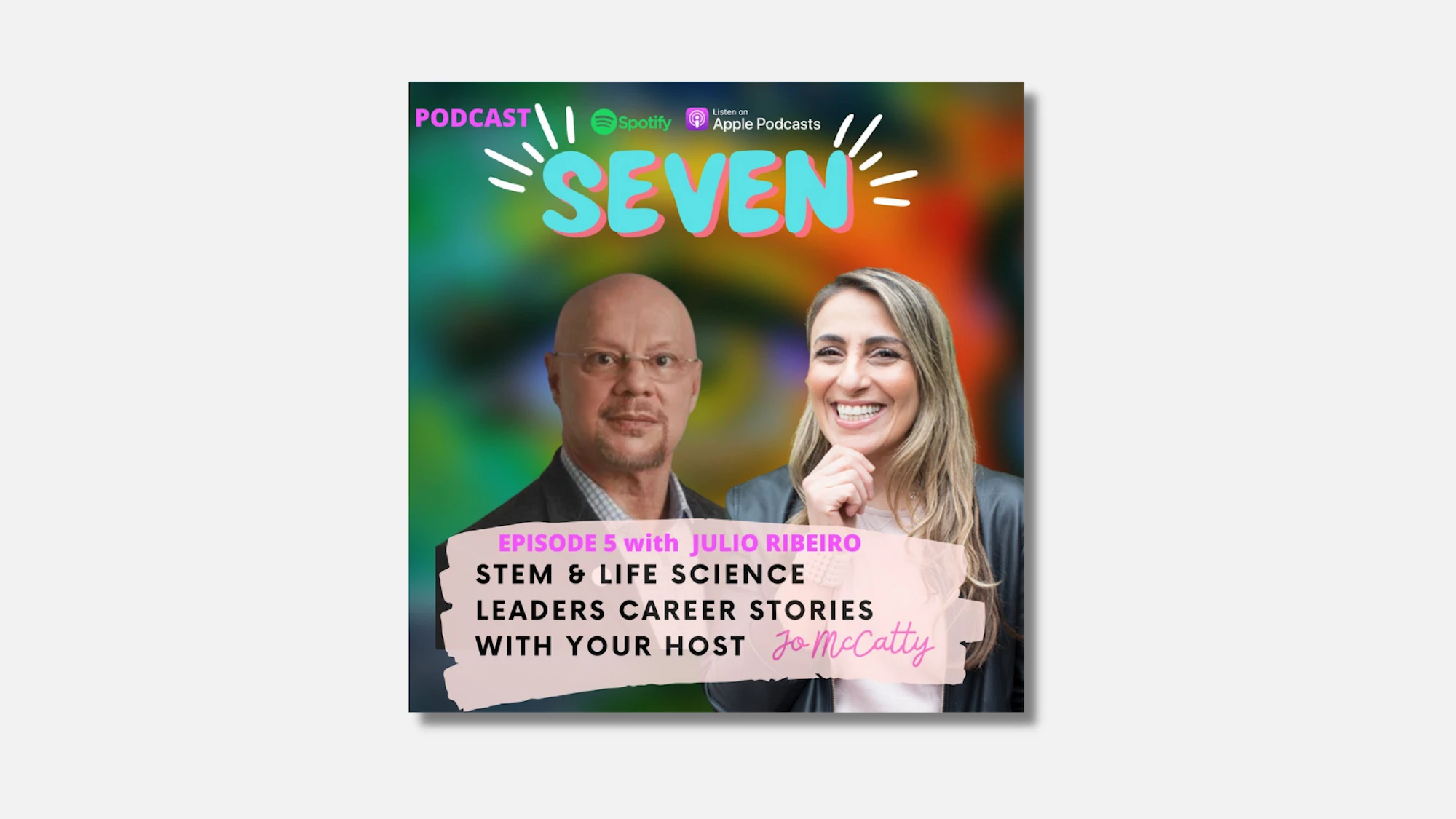 Episode 5 with Dr Julio Ribeiro - Elevating the voices of Leaders in Life Science & STEM across the globe | SEVEN | Podcast