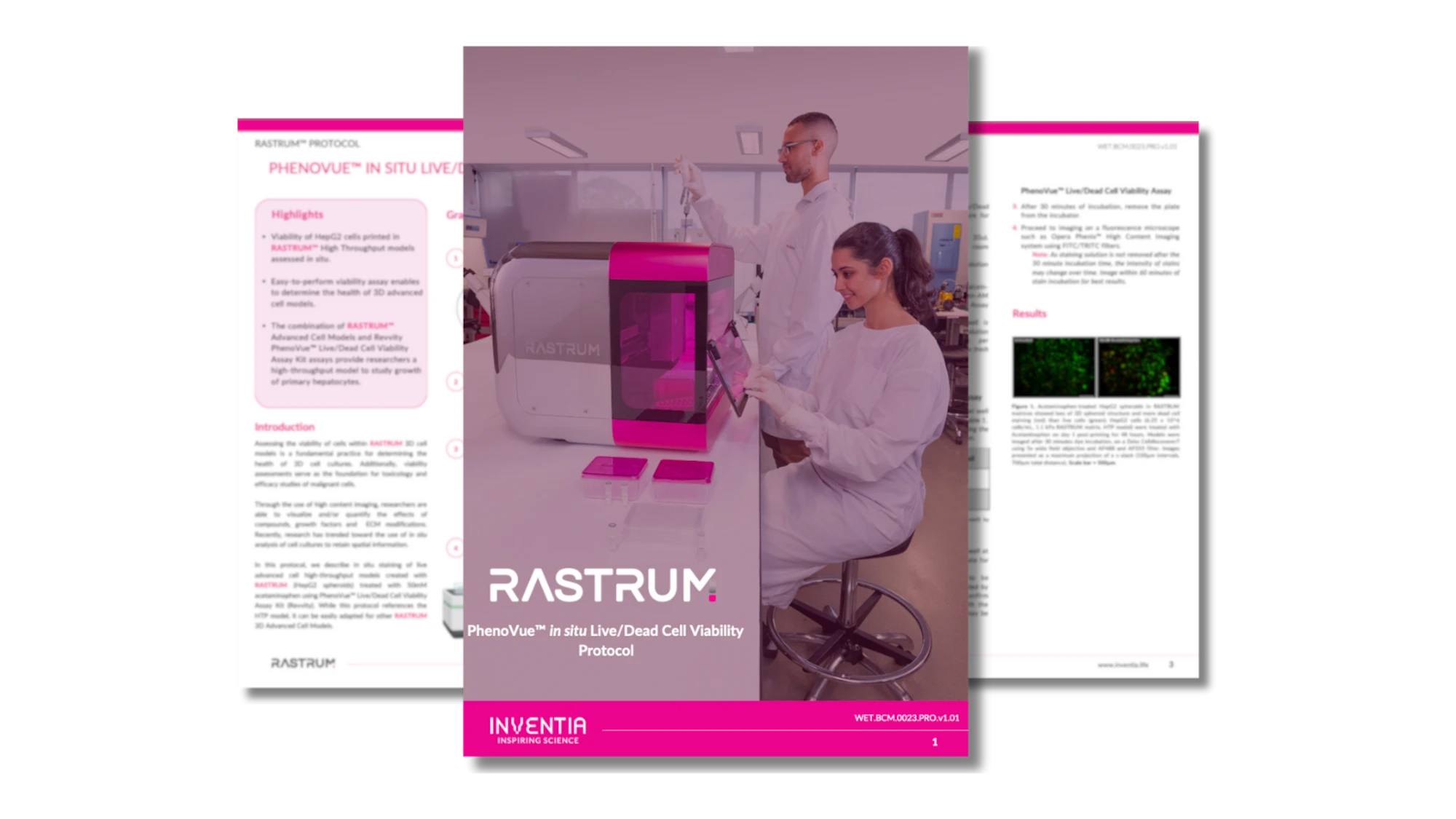PhenoVue™ In Situ Live/Dead Cell Viability with RASTRUM™ 3D Advanced Cell Models