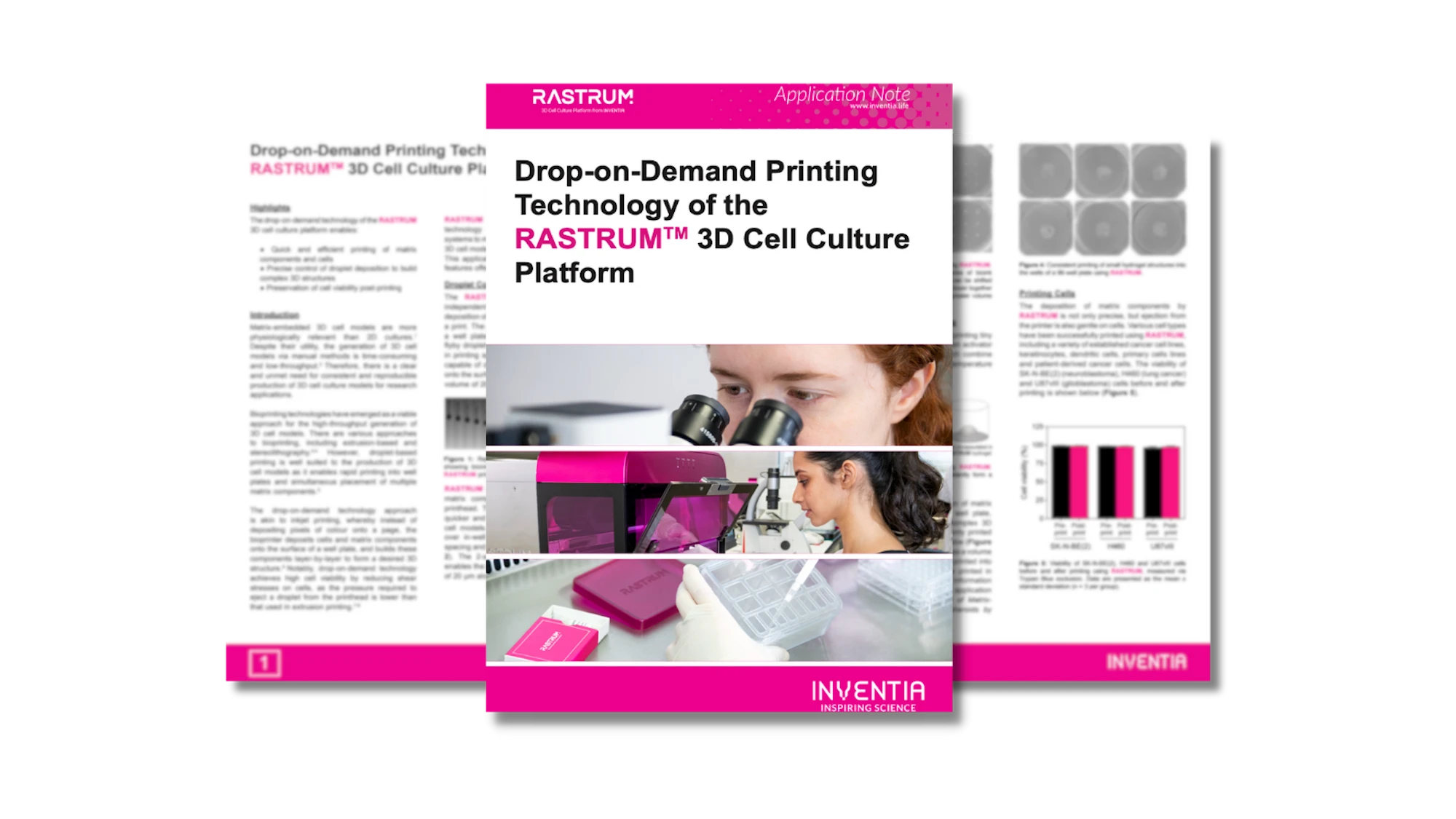 Drop-on-demand printing technology of the RASTRUM™ 3D cell culture platform